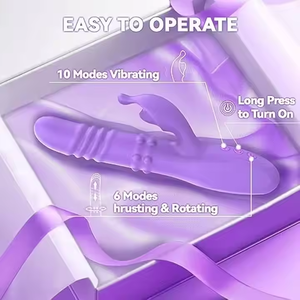 Juguete Sexual para Adultos 2 en 1: Varita Vibradora AV y Estimulador de Clítoris con Lengua Lamedora, Vibrador Vaginal y de Dedo de Doble Propósito para Mujeres - Product Image 6
