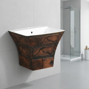 Modern Export Quality Chinese Colorful Wooden Decorative Ceramic One Piece Water Closet Toilet WC - Product Image 4