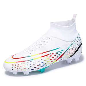 Zapatillas de fútbol unisex de caña alta con tachuelas largas <span class=keywords><strong>para</strong></span> césped <span class=keywords><strong>artificial</strong></span> otoño <span class=keywords><strong>para</strong></span> entrenamiento de Jóvenes y Estudiantes y zapatos de partidos - Product Image 3