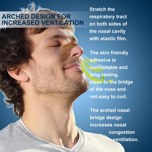 2025 produk laris sekali pakai efektif tinggi tidur bantuan kanan Anti mendengkur bernapas strip hidung yang lebih baik - Product Image 4