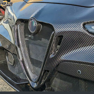 Parachoques Delantero de Fibra de Carbono Real para <span class=keywords><strong>Alfa</strong></span> <span class=keywords><strong>Romeo</strong></span> <span class=keywords><strong>Giulia</strong></span> 2016-2023, Estilo <span class=keywords><strong>GTAM</strong></span>, Kit de Carrocería de Repuesto, Mejora de Rendimiento - Product Image 3