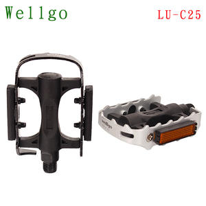 Pédales de vélo de montagne Wellgo C25, semi-alliage d'aluminium, roulement scellé, antidérapantes, pour VTT - Product Image 3
