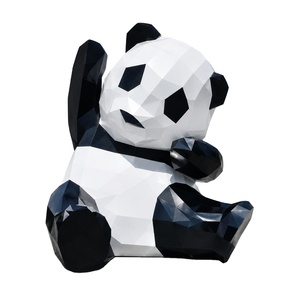 Escultura de Panda Gigante de FRP para Exteriores, Estatua de Animales Salvajes de Fibra de Vidrio Personalizada para Exhibición en Jardines y Zoológicos - Product Image 1