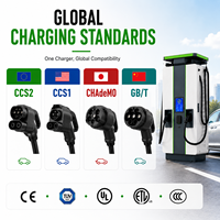 Station de recharge rapide pour véhicules électriques DC, niveau 3, 60/80/120 kW, certification UL, chargeur de voiture électrique
