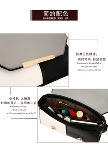 Bolsos de Mujer de Alta Calidad, Bolsos de Moda para Damas, Bolsos de Diseñador, Bolso de Hombro con Botón Magnético, Bolso Bandolera - Product Image 2