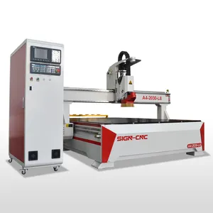 2024 ATC CNC router A4-2030-L8 for woodworking factory outlet with Mach3/Syntec/NC Studio Control Systems