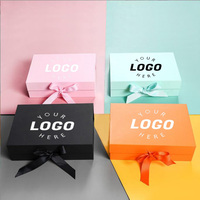 Boîte Cadeau Rigide en Carton Pliante Personnalisée Haute Qualité avec Logo, Fermeture Magnétique pour Vêtements et Emballage