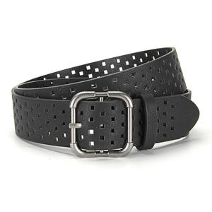 Cinturones de <span class=keywords><strong>Moda</strong></span> de Cuero Sintético PU para Mujer, Diseño Vintage 2026, Estilo Hueco, Hebilla de <span class=keywords><strong>Pin</strong></span>, Cinturones Elegantes para Dama - Product Image 5