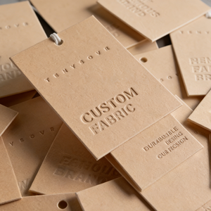 Étiquettes de suspension personnalisées avec logo, finition mate gaufrée, estampage à chaud, étiquettes de cartes de visite de luxe, étiquettes de suspension personnalisées de luxe - Product Image 6