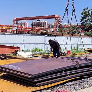 แผ่นเหล็กกล้าคาร์บอนสำหรับสร้างเรือแผ่นเหล็กคาร์บอน S355jr S355j2 S355 ST 52-3 S355 - Product Image 6