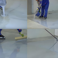 Résine Époxy pour Sols, Résine Époxy Métallique, Résine Époxy Transparente pour Sols, Kit de Résine Époxy Résistante aux UV en Gros