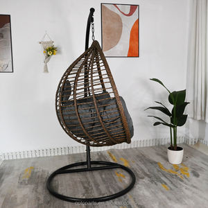 Chaise suspendue de jardin en bois moderne, mobilier d'extérieur pour patio, vente chaude 2025, OEM ODM - Product Image 4