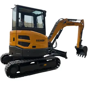 FREE SHIPPING 3.5 Ton Mini Excavator Mini Digger CE/EPA China Wholesale Excavator 3.5 Ton Prices Bucket For Sale