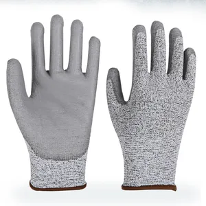 Cut handschoenen pu coated level 5 snijbestendige monteur handschoenen anti-cut voor arbeidsbescherming