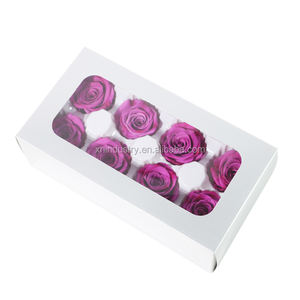 La mejor calidad, 4-5cm, cabeza de rosa roja preservada, toque Real fresco para graduación, Acción de Gracias, Día DE LA Madre, Día de San Valentín, Año Nuevo - Product Image 3