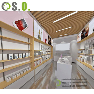 เคาน์เตอร์แสดงโทรศัพท์มือถือที่กําหนดเองสําหรับมือถือที่ทันสมัยร้านโทรศัพท์ตกแต่งร้านโทรศัพท์มือถือการออกแบบตกแต่งภายใน - Product Image 3