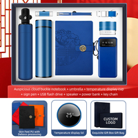 Carnet A5 de luxe promotionnel, gadget exécutif, ensemble cadeau personnalisé pour entreprise, cadeau d'entreprise pour des fins professionnelles