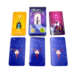 Cartes de tarot personnalisables, cartes d'affirmation assorties, impression personnalisée, <span class=keywords><strong>couleurs</strong></span> vibrantes, le tarot du conteur - Product Image 3