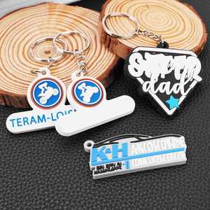 Porte-clés de voiture personnalisé en caoutchouc PVC souple avec logo 3D sur mesure, accessoire automobile - Product Image 2