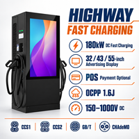 Station de recharge pour véhicules électriques certifiée TUV, intégrée au sol, 60-240 kW, double connecteur CCS1 CCS2 CHAdeMO GB/T, prise en charge OTA