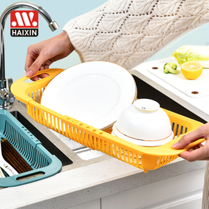 Accessori da Cucina Haixin, Scolapasta Estensibile da Posizionare Sopra il Lavello, per Lavare Verdure, Frutta, Pasta, Colino Pieghevole - Product Image 3