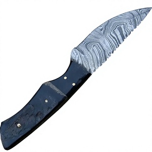 Couteaux de chasse professionnels sur mesure, haut de gamme, faits à la main en acier, manche en bois, qualité industrielle, avec étui en cuir - Product Image 6