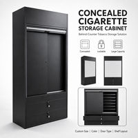 TERMEIN Factory Custom Multi Type Cigarette Display Rack Tobacco Display Cabinet with Pusher Storage System