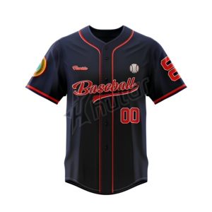 ชุดกีฬาเบสบอลของผู้ชายเสื้อยืดธรรมดาระบายอากาศได้ดีพิมพ์ลายปักไซส์ใหญ่พิเศษขายส่ง - Product Image 1