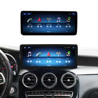 Écran Tactile Android 12,3 Pouces Google Navigation Carplay Multimédia Auto pour Mercedes C W205 GLC X253 2015-2019