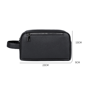 Nouveauté : Sac de rangement portable pour téléphone portable, étanche, avec logo personnalisé vintage, sac <span class=keywords><strong>à</strong></span> <span class=keywords><strong>main</strong></span> en cuir PU pour <span class=keywords><strong>homme</strong></span>, pour les affaires et les activités de plein air - Product Image 5