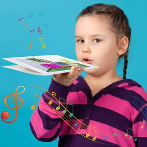 GF cá nhân Thẻ âm thanh tự làm ghi âm thiệp chúc mừng trống quà lưu niệm ghi âm 30 giây tin nhắn thoại cá nhân - Product Image 4