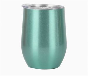 Verre à vin isotherme à double paroi en acier inoxydable, cadeau fête des mères, option logo personnalisé ASM09 - Product Image 2