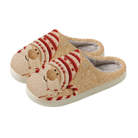 Chaussons de Noël en fourrure pour intérieur/extérieur, élégants, respirants, antidérapants, personnalisables avec logo, chauds et confortables