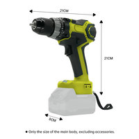 Perceuse à percussion sans fil sans balais 3 en 1 multifonction (perçage, percussion, visseuse) avec accessoires en option ODM OEM
