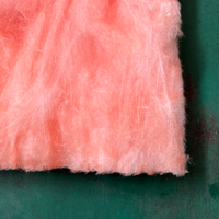 Laine de verre rose en rouleaux, personnalisable en usine, matériaux thermiques de haute qualité, écologiques et sans formaldéhyde