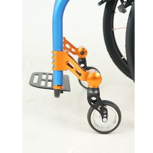 Penyembuhan lipat olahraga, kursi roda logam campuran kecepatan tinggi ringan, peralatan rehabilitasi perjalanan kebugaran orang tua - Product Image 6