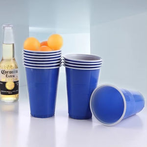 <span class=keywords><strong>Beer</strong></span> <span class=keywords><strong>Pong</strong></span> Game Cup 16 Ounce 480ML Desechable Red Party Cup <span class=keywords><strong>Vasos</strong></span> de chupito de plástico 24 tazas rojas y 24 pelotas de ping <span class=keywords><strong>pong</strong></span> Set - Product Image 6