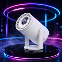 Projecteur intelligent Android 14 à courte focale TURN1 200 ANSI 5G WiFi6/BT5.2 1+8 Go avec correction trapézoïdale automatique et haut-parleurs intégrés pour Home Cinéma 4K