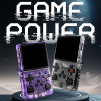 Console de Jeu Portable R36s la Plus Vendue sur TikTok, Écran IPS de 3,5 Pouces, Lecteur de Jeux Vidéo 64 bits 128 Go, Cadeaux d'Anniversaire pour Enfants