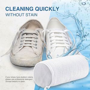 Sacs à linge réutilisables à fermeture éclair anti-déformation, sac spécial pour le lavage des chaussures en machine - Product Image 2