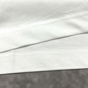 Camisetas de Cuello Redondo de Algodón de Alta Calidad de 220 g/m², Camisetas Cortas Blancas Lisas de Gran Peso, Camisetas Holgadas de Verano para Hombre - Product Image 4