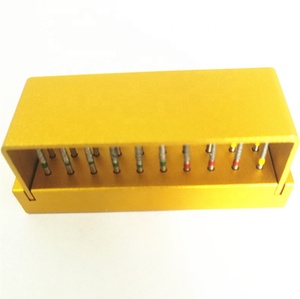Porta Frese Diamantate a 30 Fori Aifan, Vendita Diretta dalla Fabbrica, Scatola di Disinfezione Apribile, Custodia Organizzatore in Alluminio per Laboratorio Dentistico - Product Image 3