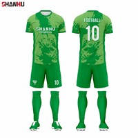 Uniforme de football personnalisé avec sublimation, logo respirant, impression de numéros, vente en gros d'uniformes de football personnalisés