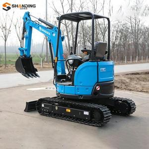 SHANDING จัดส่งฟรี รถขุดขนาดเล็ก 2.5 ตัน รุ่นใหม่ เครื่องจักรกลการเกษตร 2500 กก. รถขุดขนาดจิ๋ว คูโบต้า สำหรับขาย - Product Image 3