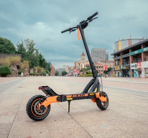 Trottinette <span class=keywords><strong>Électrique</strong></span> Pliable Tout-Terrain Kukirin G2 pour Adultes, 25 km/h, 250W, avec Siège, Roues 10 Pouces, Batterie Lithium 48V 15Ah ou 20.8Ah, Moteur Brushless (<span class=keywords><strong>Occasion</strong></span>) - Product Image 6