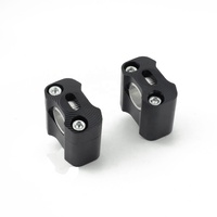 Abrazaderas de Manillar de Motocicleta con Código Fijo, Adaptador Elevador de Aluminio Universal para Accesorios de Cuadro de 22MM/28MM