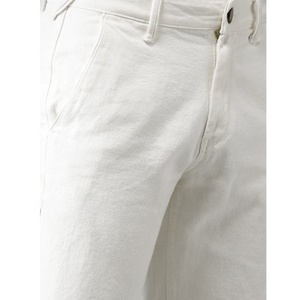 All'ingrosso cotone di qualità Streetwear estate <span class=keywords><strong>corti</strong></span> da uomo bianco tinta unita <span class=keywords><strong>pantaloncini</strong></span> in Denim mezzo pantaloni per gli uomini - Product Image 5
