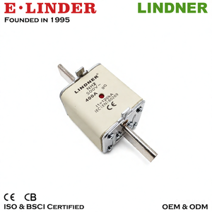 Предохранитель LINDNER с двойным индикатором, тип NH, размер 2 NH2 gG GL, класс 500В, 160А, 200А, 250А, 315А, 400А, сертифицирован CE CB, низковольтный (LV), HRC - Product Image 2