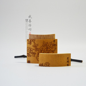Bamboo Carved Cigarette Box Special Shaped Handmade Custom Made For Smoking Accessories - Product Image 3