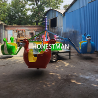 Mobile Portable Trailer Enfants Funfair Enfants et Adultes Autocontrôle Avion Thème Amusement Park Ride